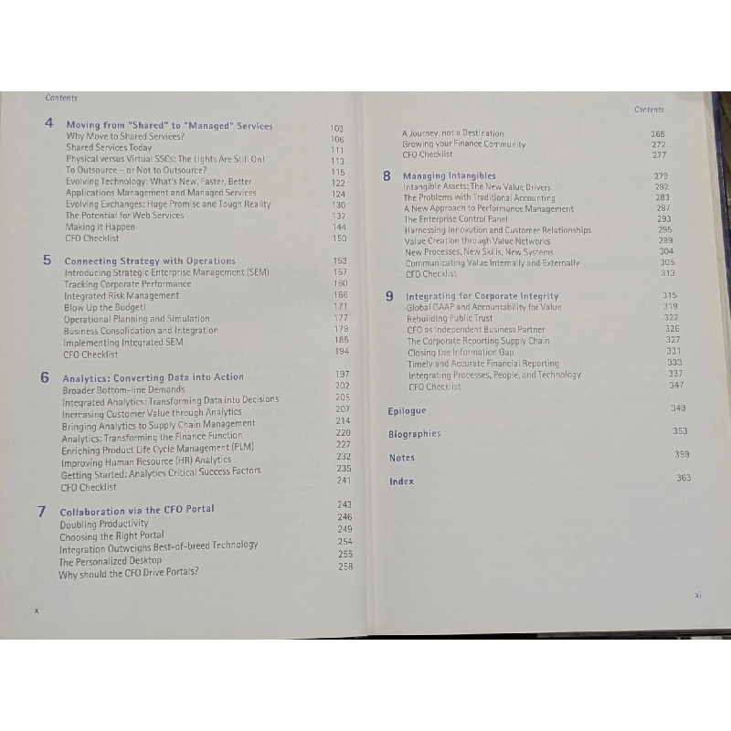 The CFO as Business Integrator 1001884