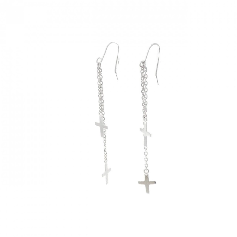 K14WG Khuyên tai chéo - Hàng hiệu Chính hãng 870824