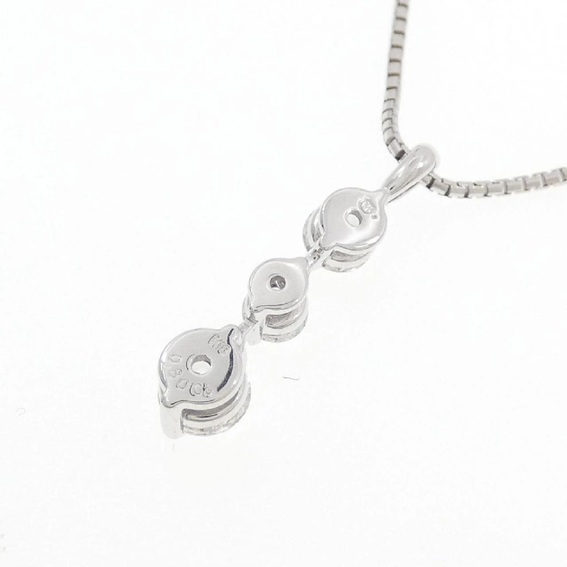 Mikimoto Dây chuyền Ba viên đá 0.80CT - Hàng hiệu Chính hãng 842636