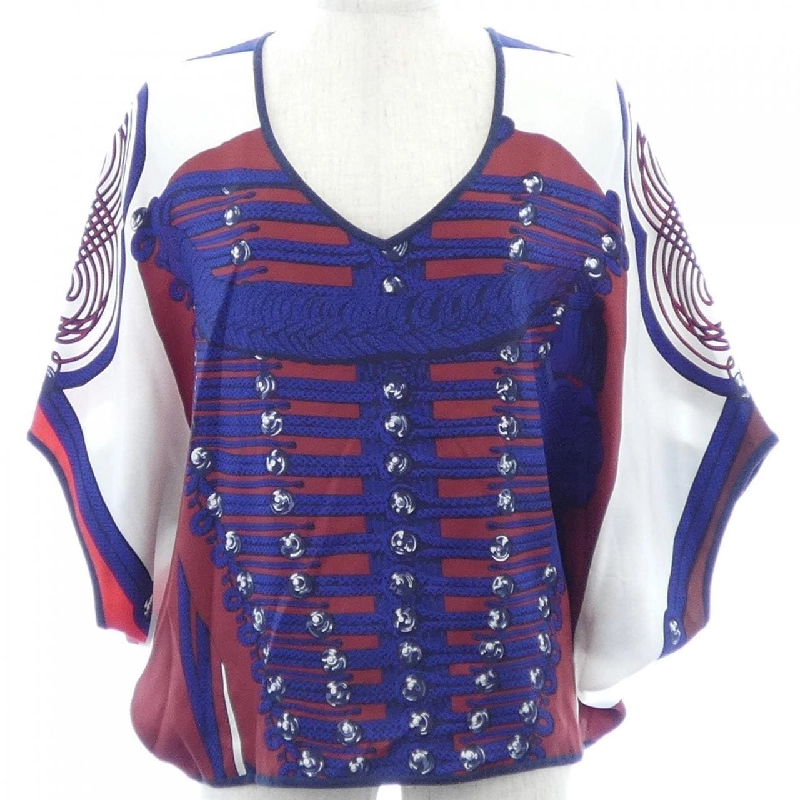 HERMES *06-7753 Áo Top Twill Reine - Hàng hiệu Chính hãng 822547