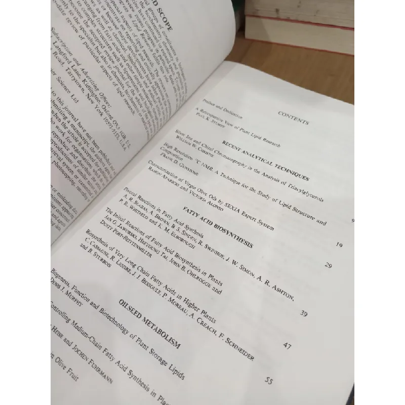 Biotechnological aspects of plant lipids 698877