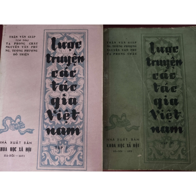 LƯỢC TRUYỆN CÁC TÁC GIA VIỆT NAM SÁCH XƯA ANTQ0810 923436