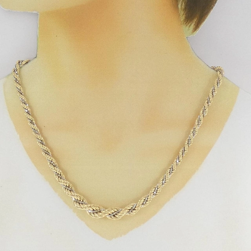 Necklace ウノアエレ 750YG/750WG - Hàng hiệu Authentic 842983