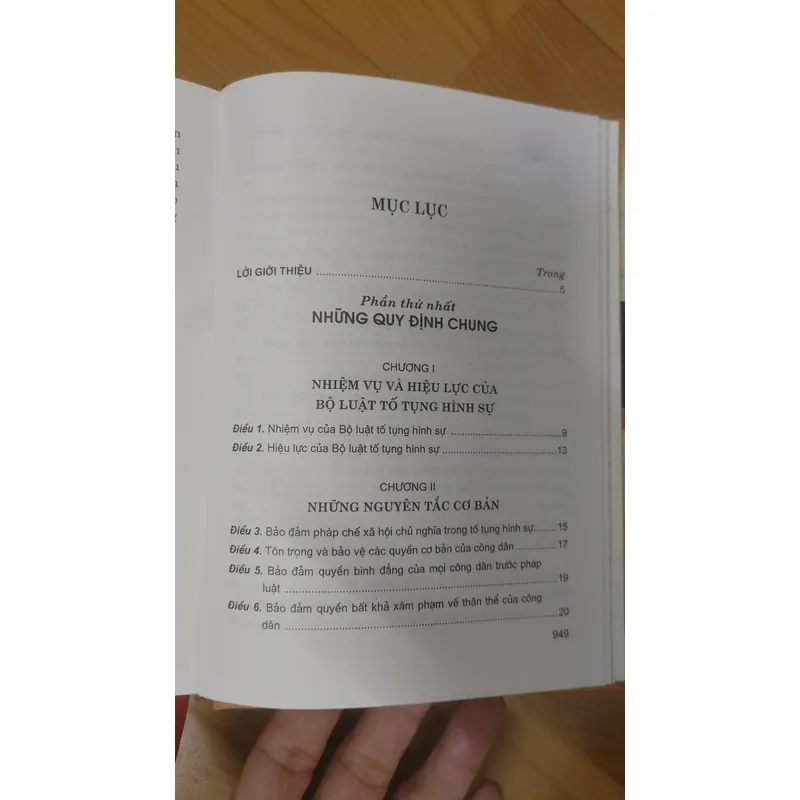 BỘ LUẬT TỐ TỤNG HÌNH SỰ  704107