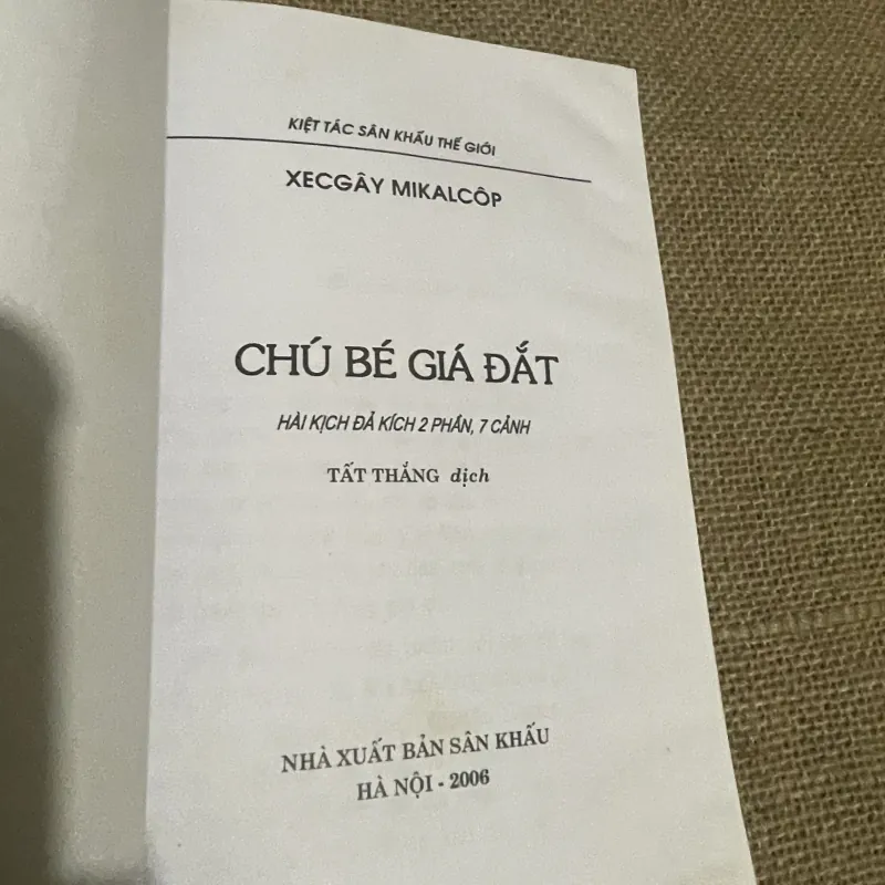 XECGÂY MIKALCÔP - CHÚ BÉ GIÁ ĐẮT - HÀI KỊCH ĐẢ KÍCH 2 PHẦN, 7 CẢNH TẤT THẮNG dịch 760441