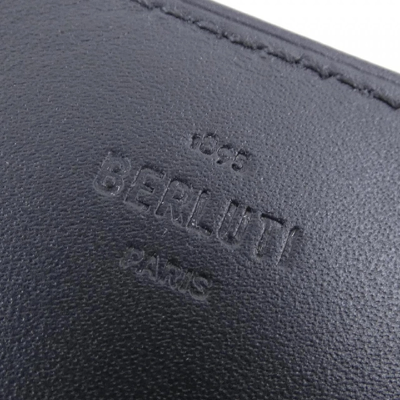 Berluti インブイアスクリットレザーカardホルダー CARD CASE - Hàng hiệu Authentic 906079