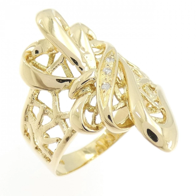 Nhẫn kim cương K18YG - Hàng hiệu Authentic 850348