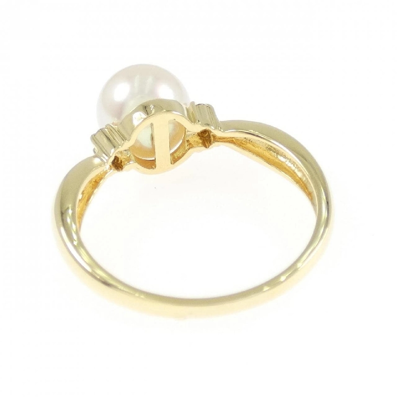 Nhẫn ngọc trai Akoya K18YG 7.6mm 668480