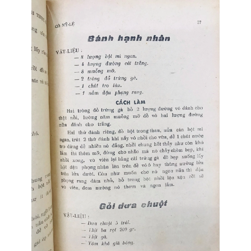 Gia chánh thực hành - Cô Mỹ Lệ 125702
