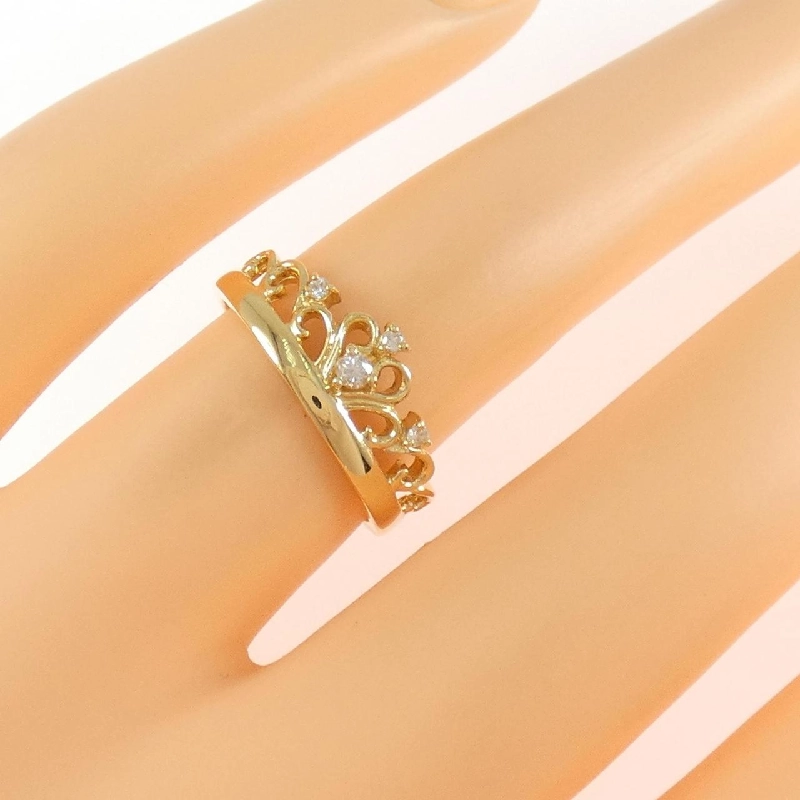 Nhẫn kim cương K18YG 0.06CT - Hàng hiệu Chính hãng 853779