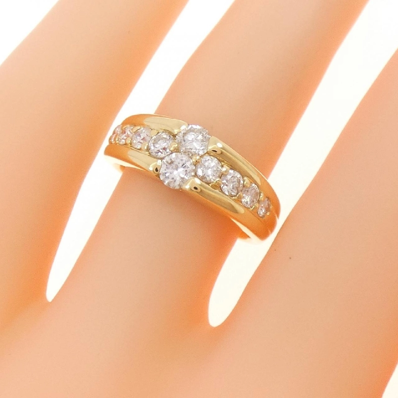 Nhẫn kim cương 750YG 0.71CT 668859