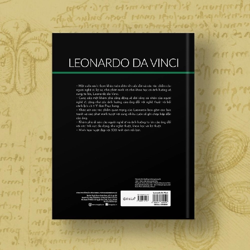 Leonardo Da Vinci - Cuộc Đời Và Tác Phẩm Qua 500 Hình Ảnh (Bìa Cứng) - Rosalind Ormiston 294119