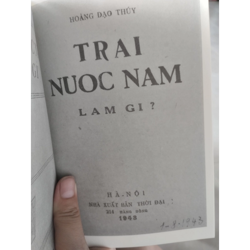 Trai nước Nam làm gì? – Cuốn sách chứa tầm xa dân tộc.

 475038