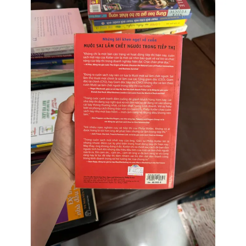 MƯỜI SAI LẦM CHẾT NGƯỜI TRONG TIẾP THỊ – Philip Kotler- K4 1028152