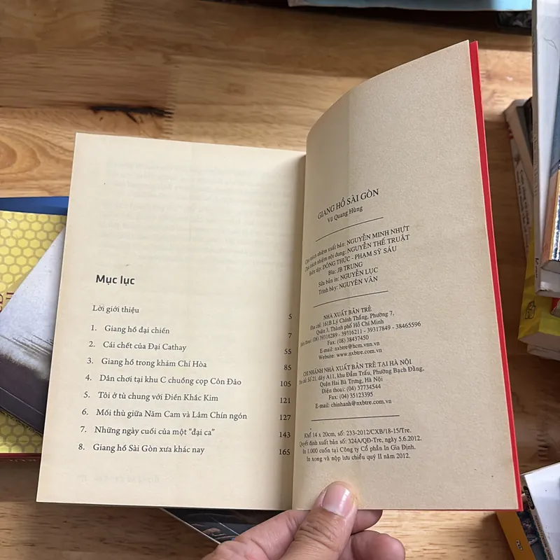 II Tựa Sách: Giang Hồ Sài Gòn - Vũ Quang Hùng - 2012 700992