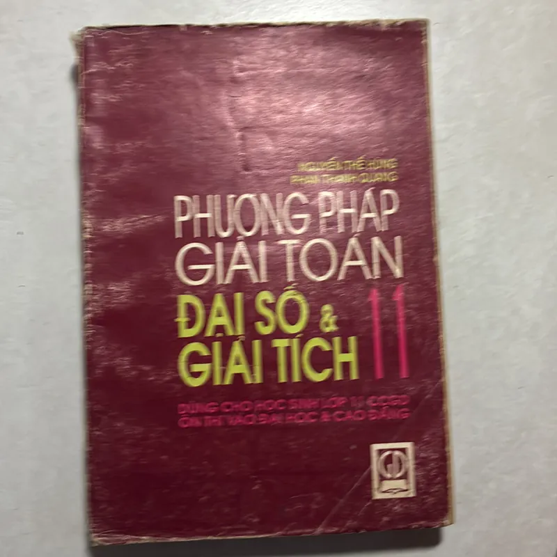 Phương pháp giải toán Đại số & Giải tích 11 - 1992s 738848