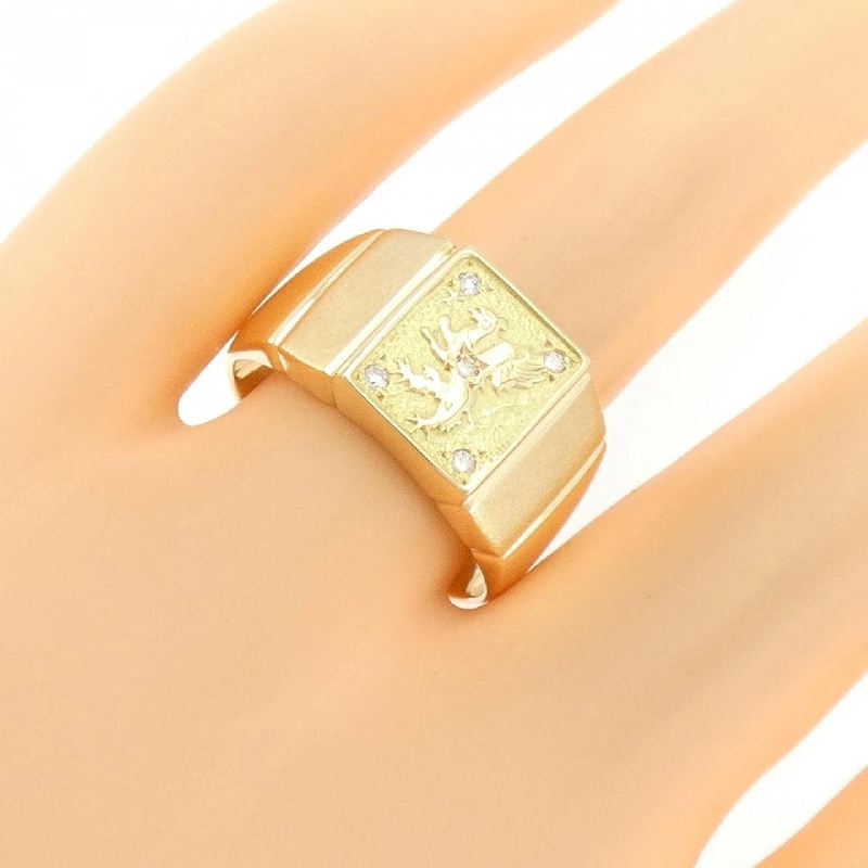 Nhẫn kim cương K18YG 0.05CT - Hàng hiệu Chính hãng 852278