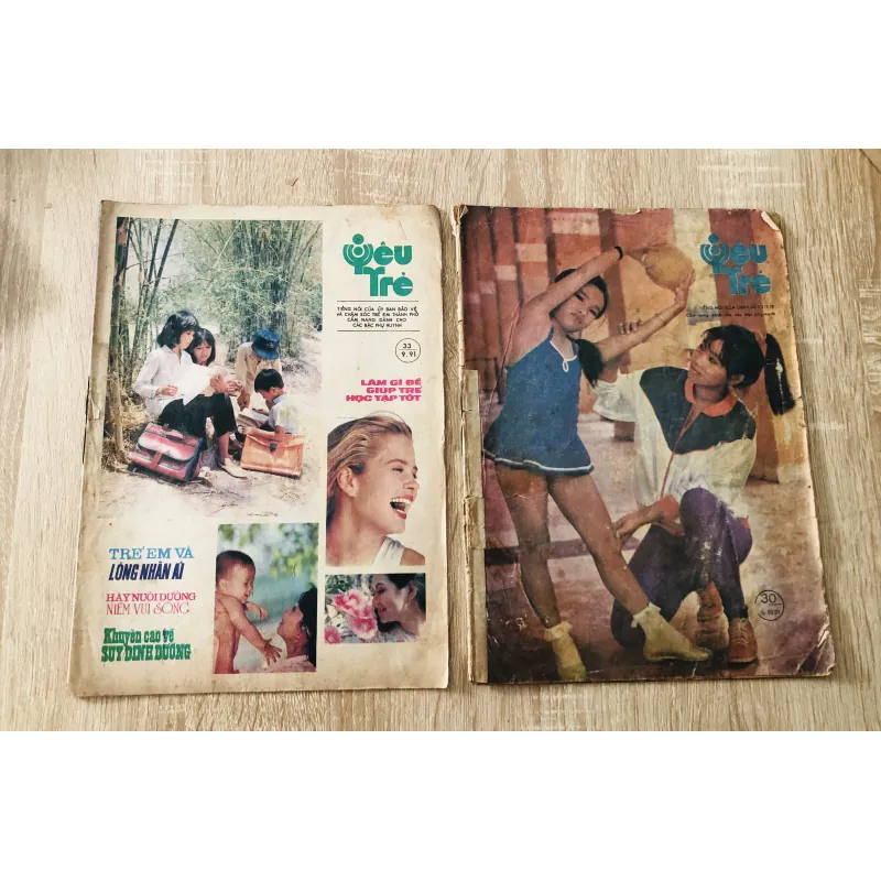 2 cuốn tập san YÊU TRẺ 1991 929460