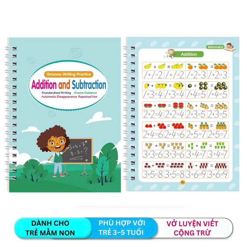 Vở luyện viết cho trẻ mầm non (combo 4 cuốn) 523739