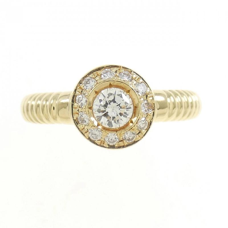 Nhẫn kim cương K18YG 0.30CT 672359