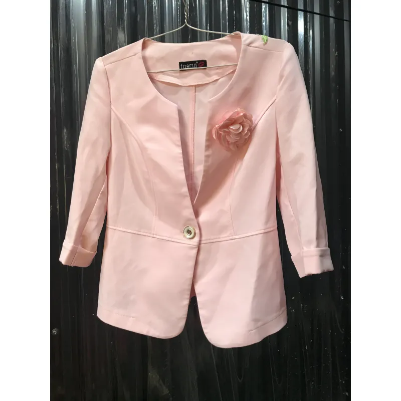 Khoác công sở hồng FAERSA 50kg size M hồng  800659