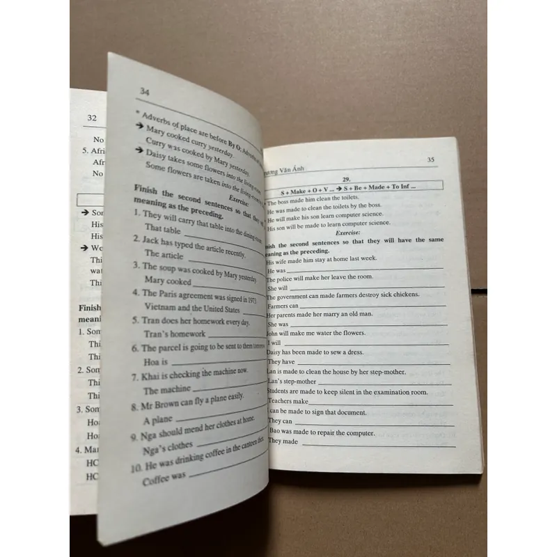 Transformation of sentences - phép biến câu 703411