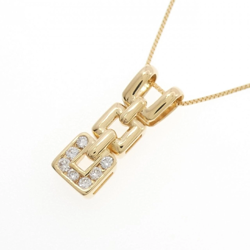 Dây chuyền kim cương K18YG 0.12CT - Hàng hiệu Chính hãng 858667