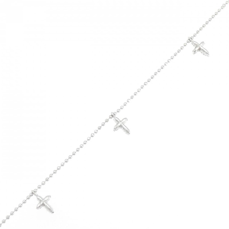 K14WG Vòng tay kim cương chéo 0.15CT - Hàng hiệu chính hãng 872222