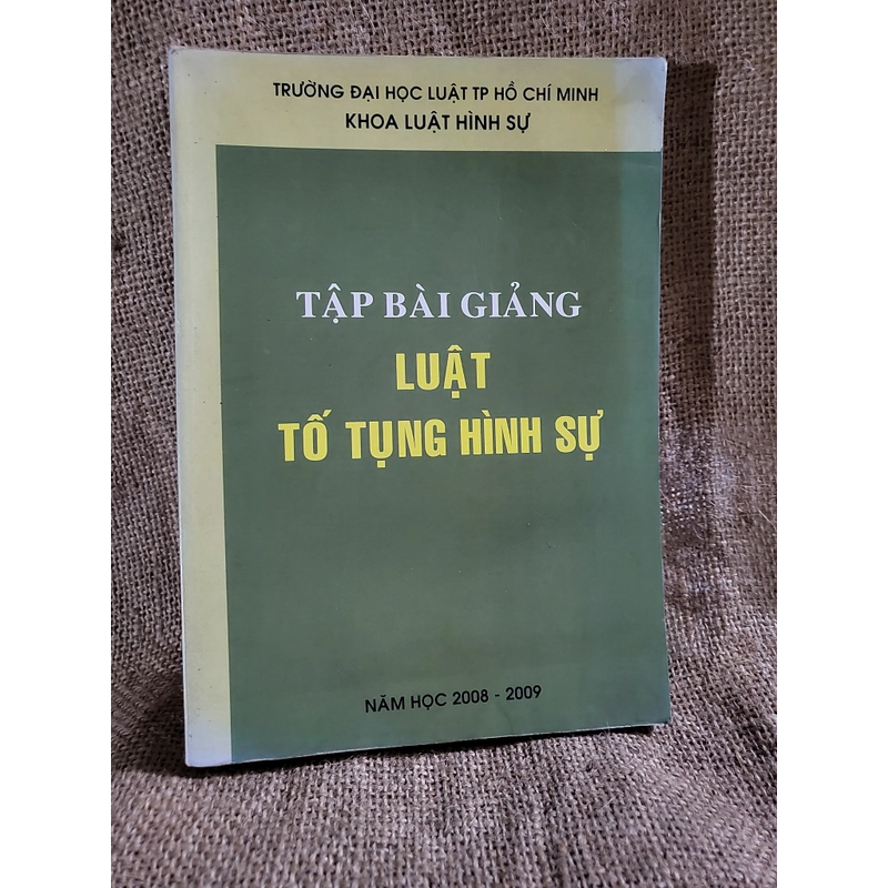 Bài tập giảng luật tố tụng hình sự, xuất bản 2009 304652