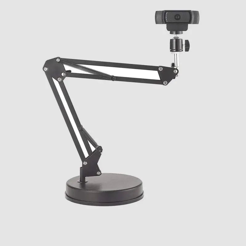 Giá đỡ webcam logitech để bàn xoay 360 tặng kèm đầu kẹp điện thoại 563954