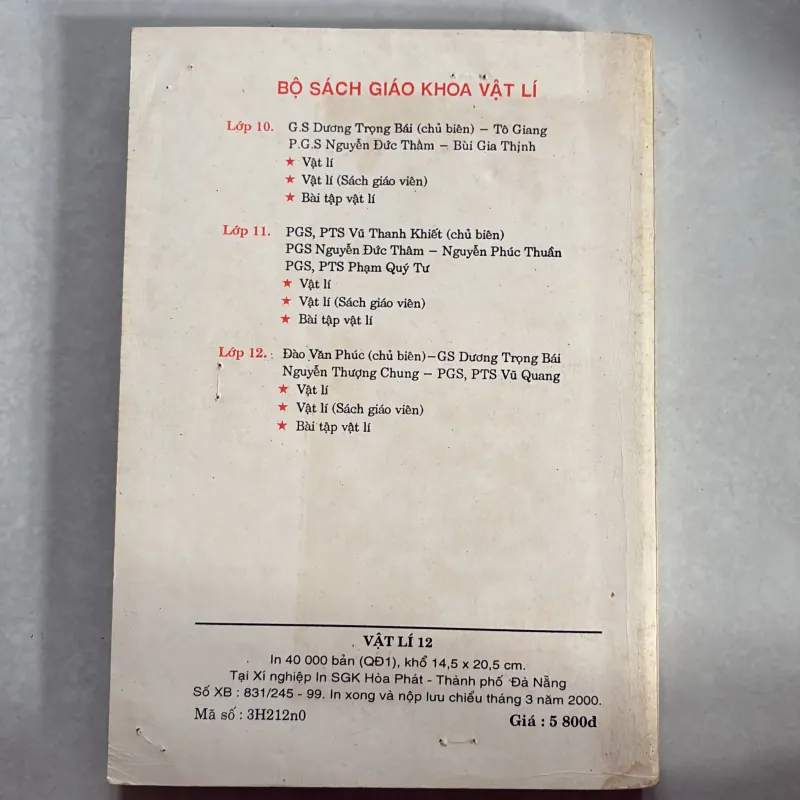 Vật lý 12 - 2000s 990366