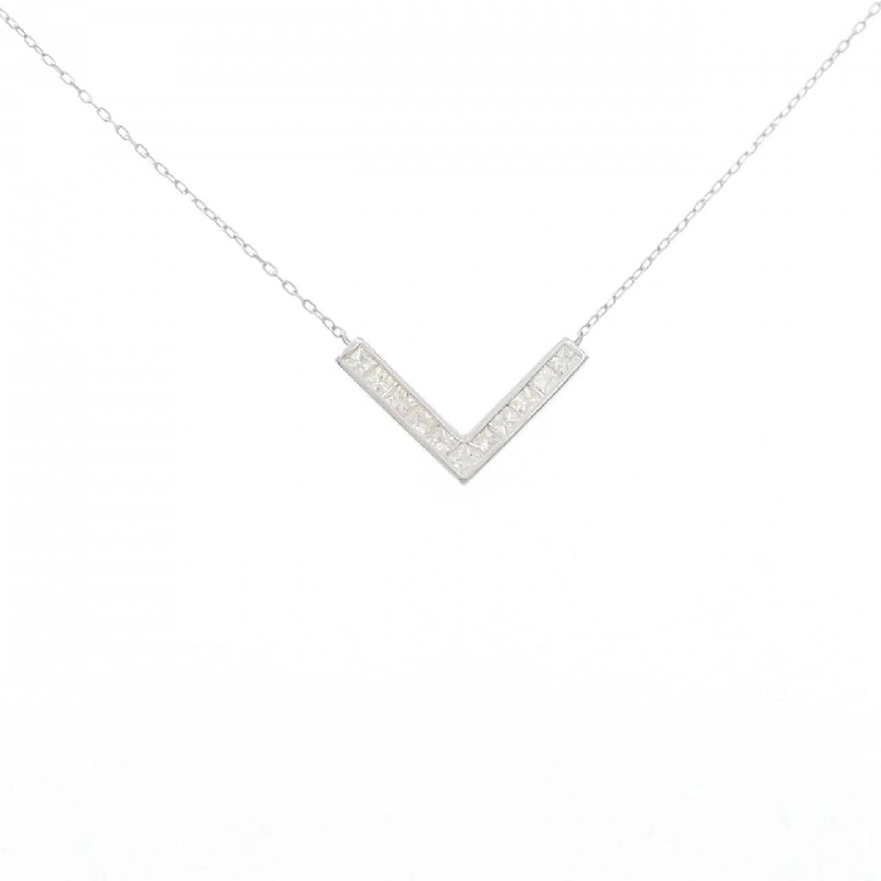 K18WG Dây chuyền kim cương 0.50CT - Hàng hiệu Chính hãng 848072