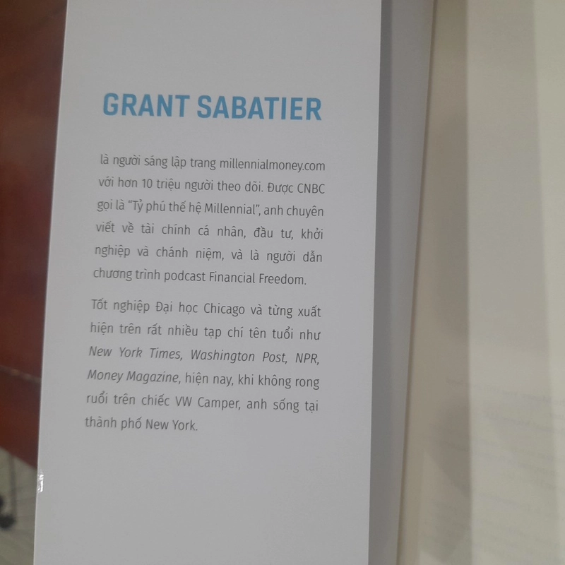 Grant Sabatier - ĐỘC LẬP TÀI CHÍNH, kiếm tiền hôm nay, thảnh thơi ngày mai 542977