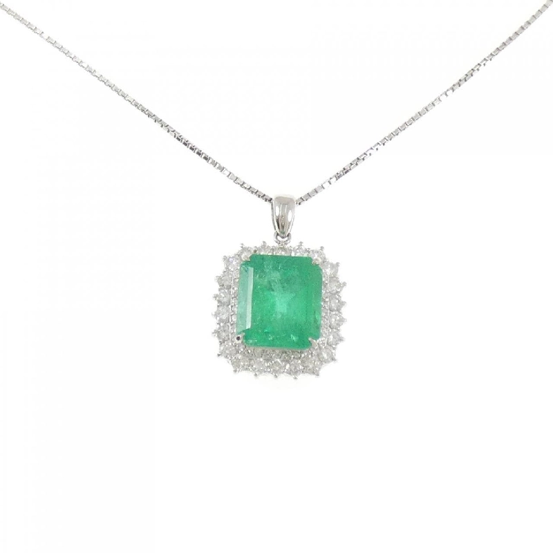 Dây chuyền Emerald PT900/PT850 15.17CT - Hàng hiệu Chính hãng 848548