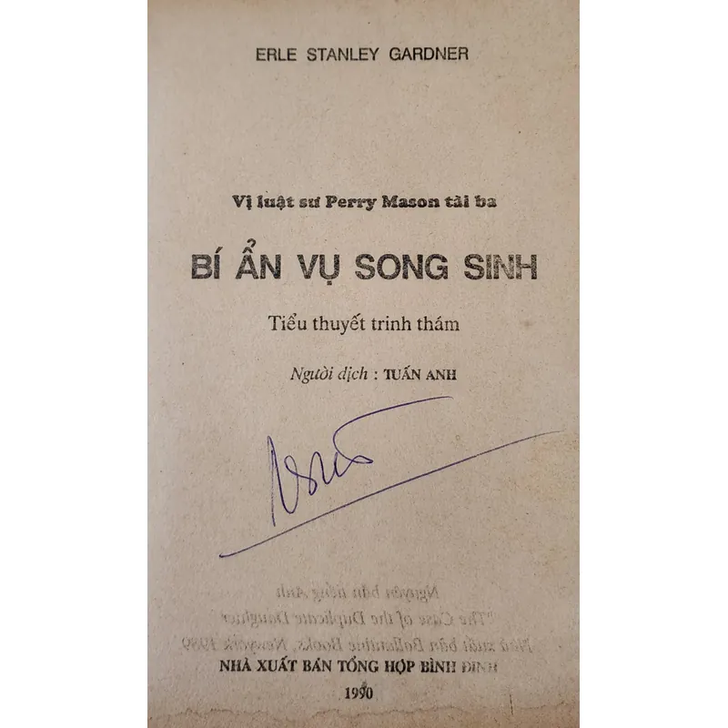 Tiểu thuyết trinh thám cổ điển: Bí ẩn vụ song sinh, tác giả Erle Stanley Gardner 703951