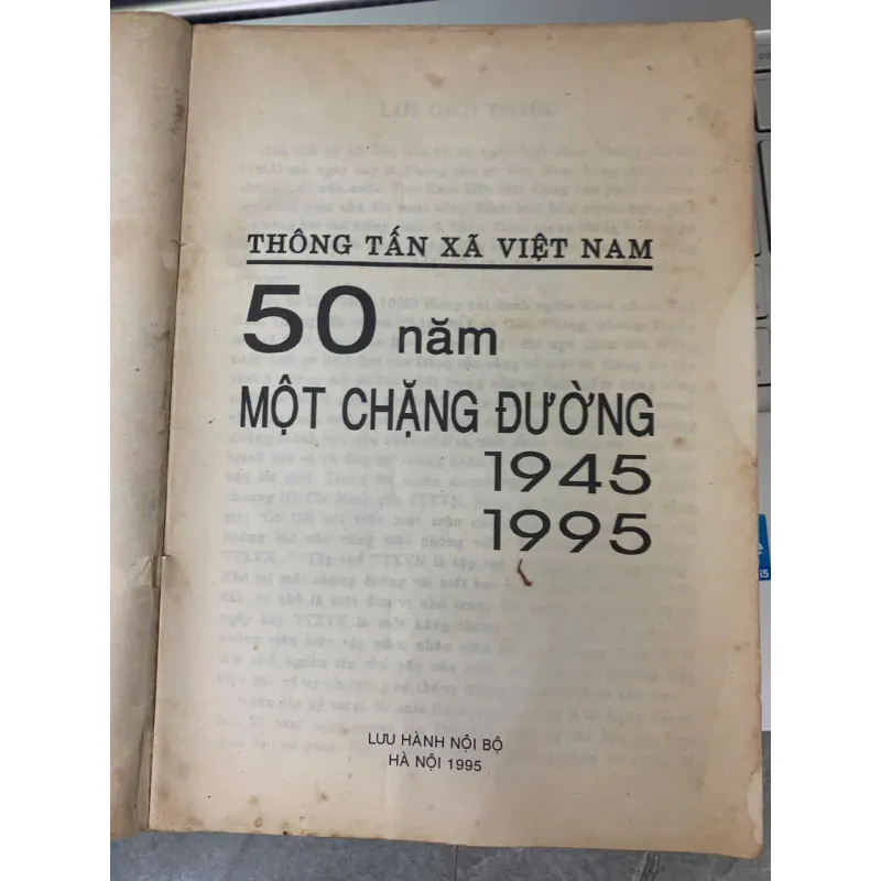 50 NĂM MỘT CHẶNG ĐƯỜNG (1945 - 1995) - THÔNG TẤN XÃ VIỆT NAM 730920