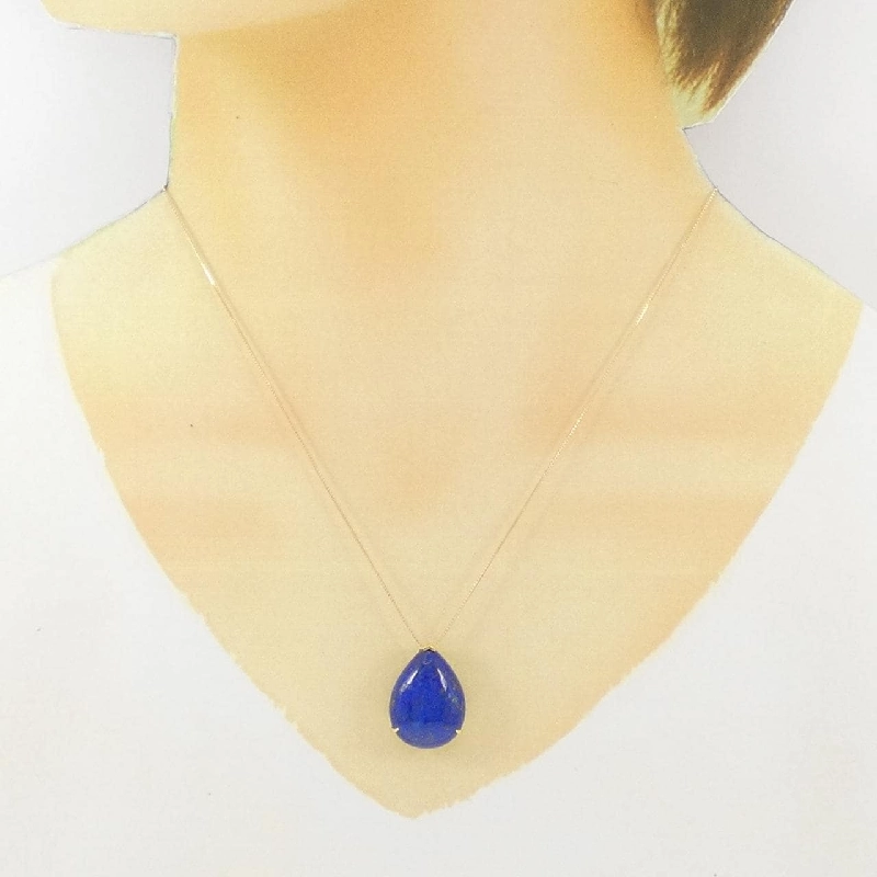 K18YG Lapis Lazuli Necklace 10.00CT - Hàng hiệu Authentic 858748