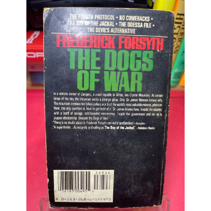 The dogs of war mới 60% ố vàng nếp gấp bìa Frederick Forsyth HPB1905 SÁCH NGOẠI VĂN 459547
