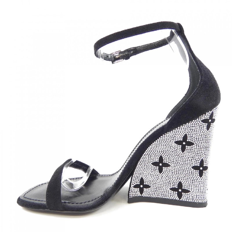 Giày sandal LOUIS VUITTON họa tiết hoa monogram - Hàng hiệu Authentic 829093