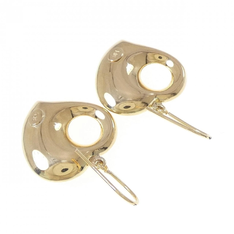 K18YG Bông tai hình trái tim - Hàng hiệu Chính hãng 868173