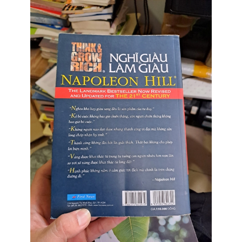 Nghĩ giàu và làm giàu Napoleon Hill mới 80% ố 2020 KỸ NĂNG VAVO1709 920005