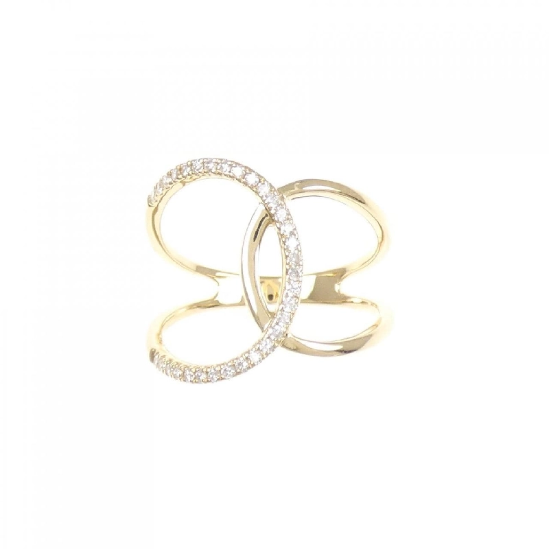 Nhẫn kim cương K18YG 0.16CT 669602