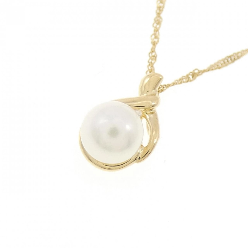 Dây chuyền ngọc trai Akoya K18YG/750YG 5.3mm - Hàng hiệu Chính hãng 856551