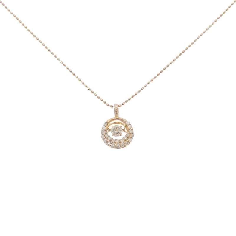 K18PG Dây chuyền kim cương 0.166CT - Hàng hiệu Chính hãng 858348