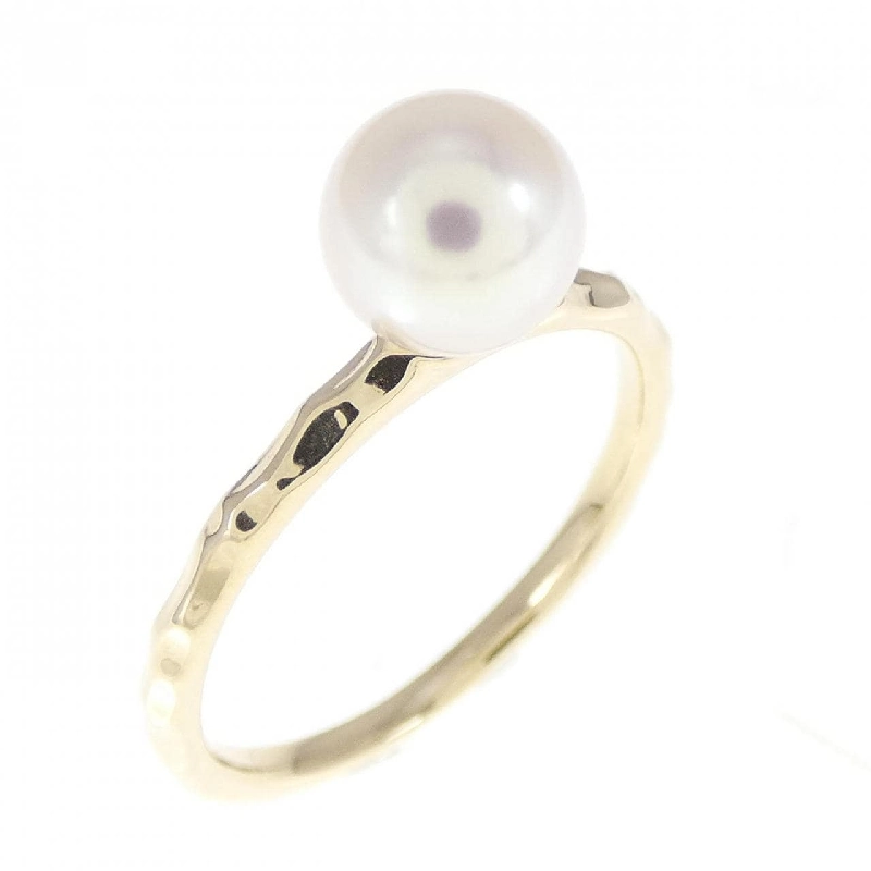 Nhẫn ngọc trai Akoya K10YG 6mm 672202