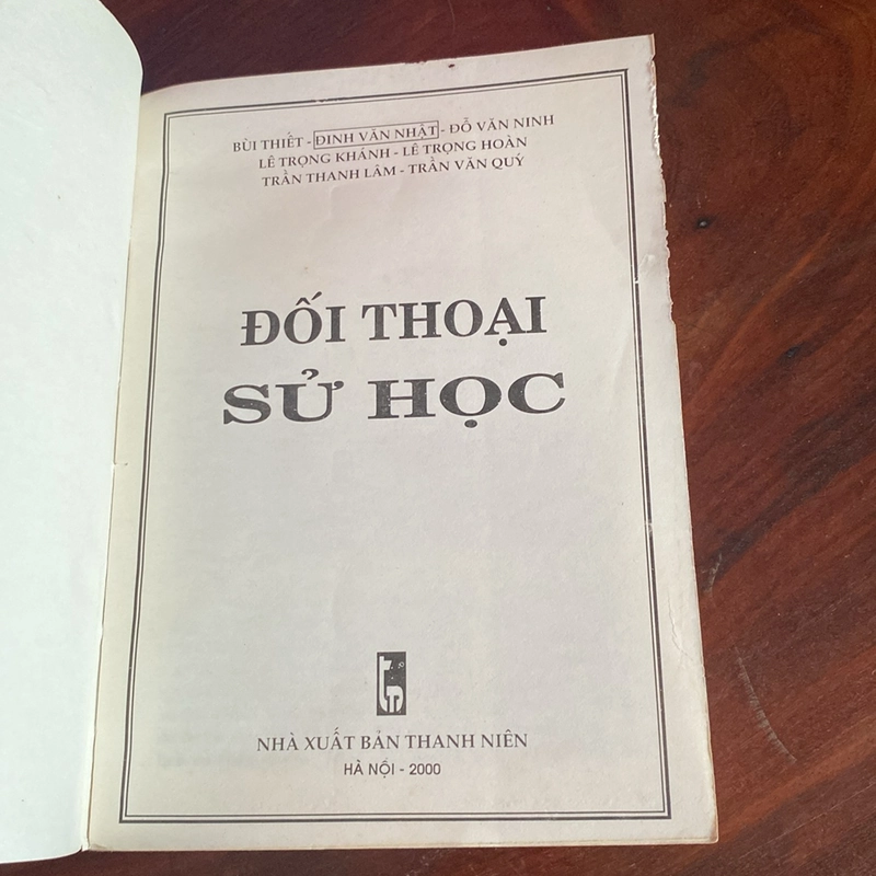 Combo 2 cuốn: ĐỐI THOẠI SỬ HỌC - THỰC CHẤT CỦA "ĐỐI THOẠI SỬ HỌC" (XB NĂM 2000) 471950