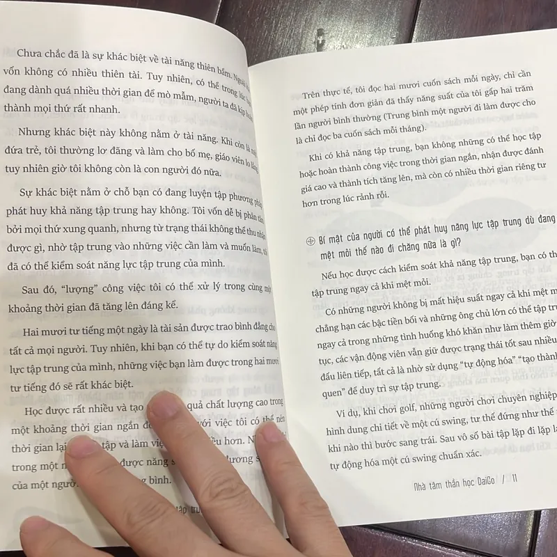  📚NGHỆ THUẬT TẬP TRUNG nâng cao năng suất hiệu quả bất ngờ - nhà tâm thần học Daigo  1066946