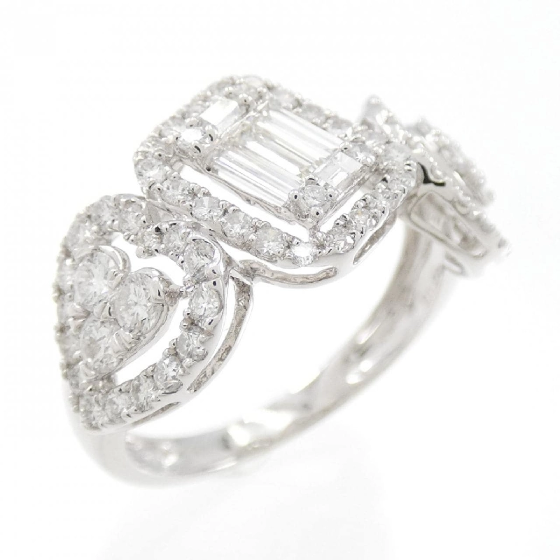 Nhẫn kim cương hình trái tim K18WG 1.00CT 671774