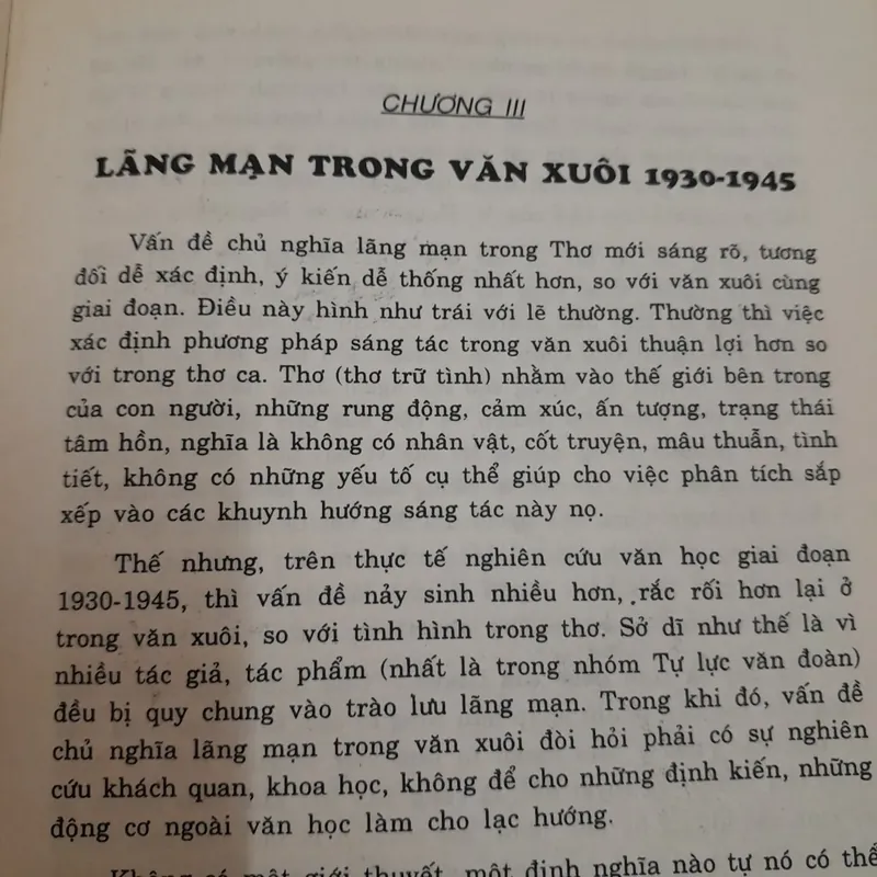 Vấn đề Chủ nghĩa Lãng mạn trong Văn học VN. T giả Lê Đình Kỵ. NXB GD năm 1999 737861