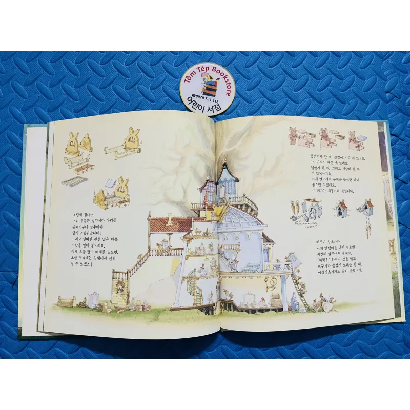 Set 토끼 가족 이야기 picturebook bìa cứng 784663